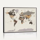World Map Wall Art Print