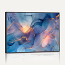 Colorful Abstract Canvas Wall Art Print, Vibrant Popup Color Art Print