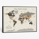 World Map Wall Art Print by MyGreatCanvas | Canvas Wall Art Prints | Photo Prints & Wall Decor