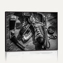 Old Pair of Mens Skates Wall Art Canvas, Men Skates Wall Art