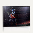 American Football Wall Art Canvas Print, Stadium Sport Wall