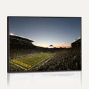Oregon Ducks Football Team Print - Eugene Autzen Stadium