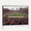 Wisconsin Badgers Team Print Canvas - Madison Camp Randall