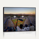 Dodger Stadium Sunset Game Triple Canvas Wall Art - Los