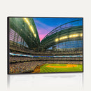 Milwaukee Brewers Baseball Team Print Canvas- American