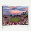 Carter-Finley Stadium Art Sunset Game Triple Canvas Wall Art