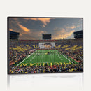 University of Michigan Wolverines Print Canvas, Football