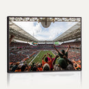 Miami Hurricanes Football Team Wall Art Print - Miami Hard