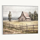 Rustic Farmhouse Barn Wall Art | 3-Panel Framed Gallery Wrap