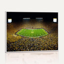 Stadium in Michigan Wall Art Canvas Print, Framed American