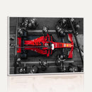 Ferrari Pit Stop Canvas Wall Art – Precision and Speed