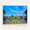 Wrigley Field Chicago Cubs Panoramic Art Multi-Piece Canvas