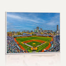 Wrigley Field Chicago Cubs Panoramic Canvas Print –