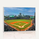 Wrigley Field Chicago Cubs Panoramic Canvas Print –