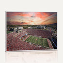 Indiana Memorial Stadium Wall Art Canvas Print, Framed