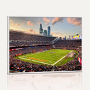 Chicago Bears Soldiers Field Wall Art Canvas Print – Framed
