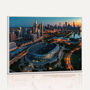 Chicago Bears Soldiers Field Wall Art Canvas Print – Framed