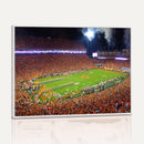 Clemson Football Stadium Wall Art Canvas Print, College