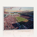 Ole Miss Rebels Vaught Hemingway Stadium Wall Art Canvas
