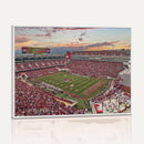 Donald W. Reynolds Razorback Stadium Wall Art Canvas Print –