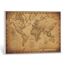 Personalized Push Pin World Map, Vintage Travel Map Canvas, Custom Names Anniversary Gift, Places Visited Pin Board, Couples Adventure Art