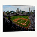 Chicago Cubs Baseball Team Print - Wrigley Field Stadium