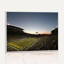 Oregon Ducks Football Team Print - Eugene Autzen Stadium