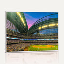 Milwaukee Brewers Baseball Team Print Canvas- American