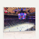 Madison New York Rangers Hockey Stadium Wall Art Canvas