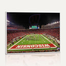 Wisconsin Badgers Football Team Print Canvas- Madison Camp