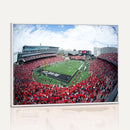 Cincinnati Bearcats Football Team Print - Nippert Stadium Wall Art Canvas Print