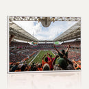 Miami Hurricanes Football Team Wall Art Print - Miami Hard