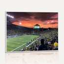Eugene Autzen Stadium Canvas Wall Art Print – Sunset Over