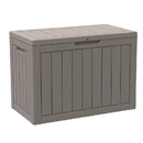 75 Gallon Heavy-Duty Outdoor Deck Box – Waterproof Patio Storage Box with Hinged Lid, Lockable & Easy Assembly by 2Dropme