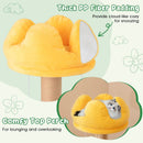 45 Inch Multi-Level Cat Tree with Plush Padded Top Perch and Fruit-Shaped Platforms by LJGDeals