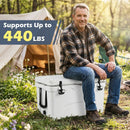 45 Quart Portable Hard Cooler Insulated Ice Chest Keeps Cool for up to 6 Days by LJGDeals