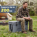 45 Quart Portable Hard Cooler Insulated Ice Chest Keeps Cool for up to 6 Days by LJGDeals