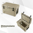45 Quart Portable Hard Cooler Insulated Ice Chest Keeps Cool for up to 6 Days by LJGDeals