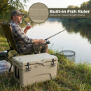 45 Quart Portable Hard Cooler Insulated Ice Chest Keeps Cool for up to 6 Days by LJGDeals