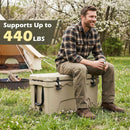 45 Quart Portable Hard Cooler Insulated Ice Chest Keeps Cool for up to 6 Days by LJGDeals