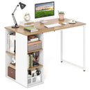 45 Inch Computer Desk with 5 Storage Compartments and Metal Frame by LJGDeals