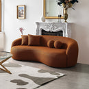 Drake - Japandi Style Curvy Boucle Sofa by Unique Piece Furniture