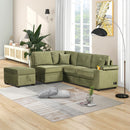 Sleeper Sofa Bed, 2 In 1 Pull Out Sofa Bed L Shape Couch With Storage Ottoman For Living Room, Bedroom Couch And Small Apartment by HouseOfZazla