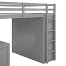 Loft Bed With Drawers, Desk, And Wardrobe by HouseOfZazla