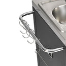 K&K 55.5" Outdoor Kitchen Island with Sink by HouseOfZazla