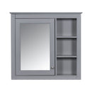 Wall Mounted Medicine Cabinet With Mirror and 3 Open Shelves by HouseOfZazla