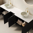 Turio 72" Freestanding Double Bathroom Vanity with Sinks