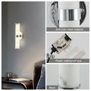 Resin Imitation Marble Wall Light Set of 2