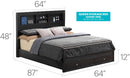 Stylish Storage Bed For Modern Spaces by Unique Piece Furniture