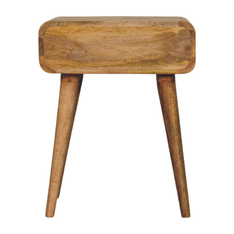 Solid Wood Avora Nightstand with 1-Drawer, Oak-ish, photo 10 of 10